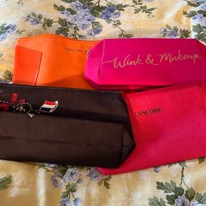 Such a fun collection of bags for make up or goodies or anything you’d like